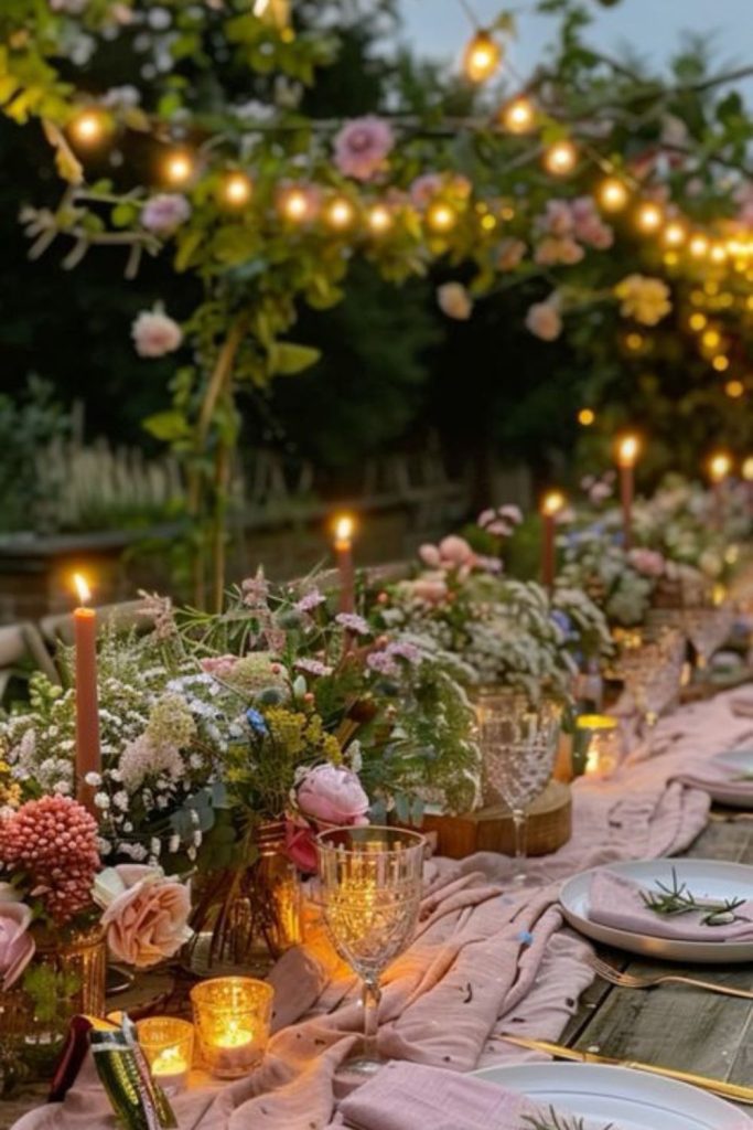 Herb garden fresh bridal shower decor