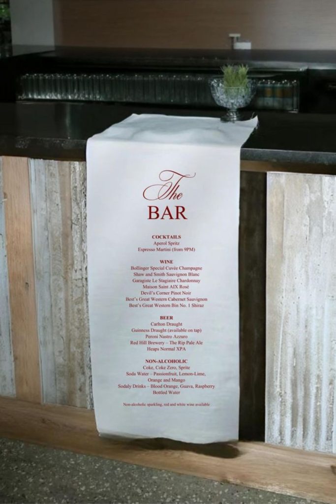 Aged parchment vintage scroll bar menu