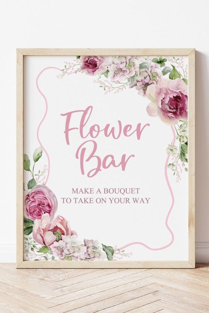 Lilac flowers woven through decorative lattice