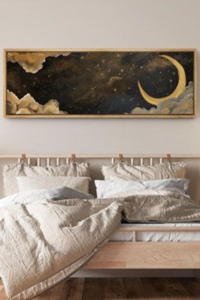 Moonlight silver strokes with hypnotic energy