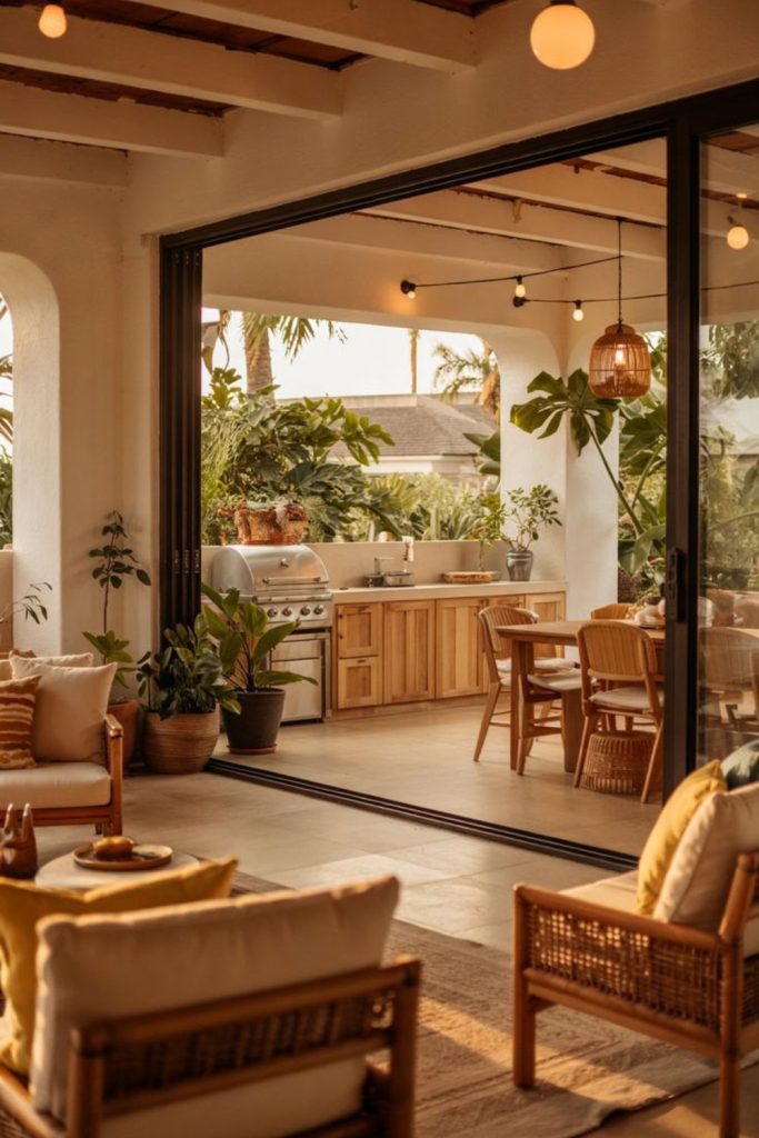 Zen-inspired minimalist living room tranquility.