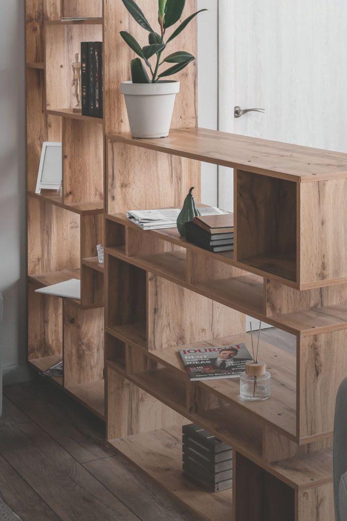 Stackable wooden cubes for versatile storage