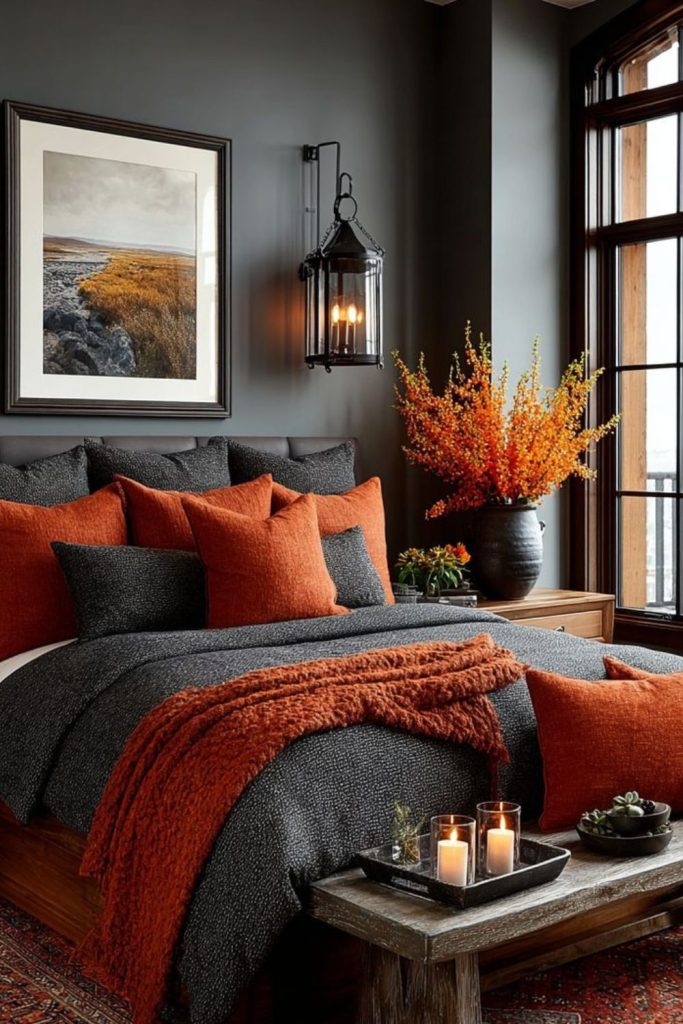 Amber glow hides behind grey shapes