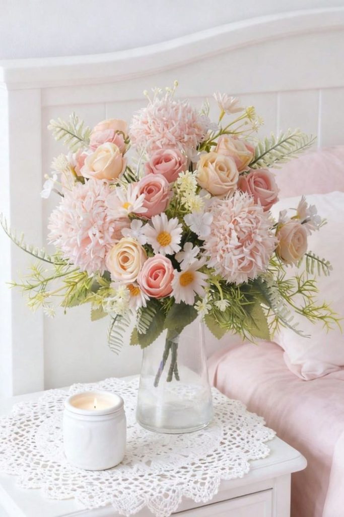 Soft pastel peonies dreamy floating