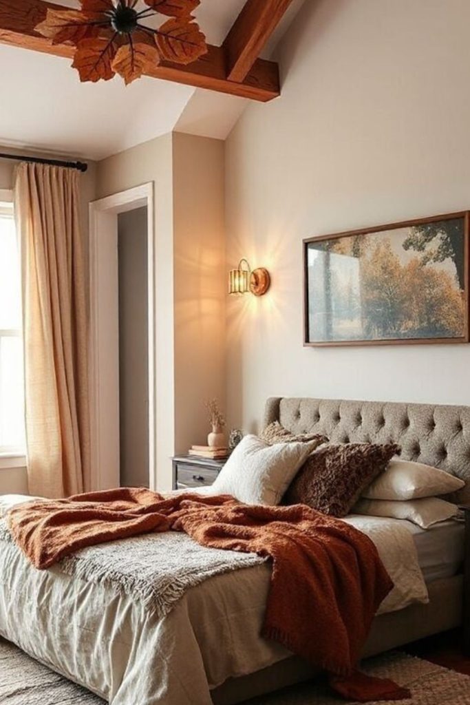 Ochre rust textures evoke aged history