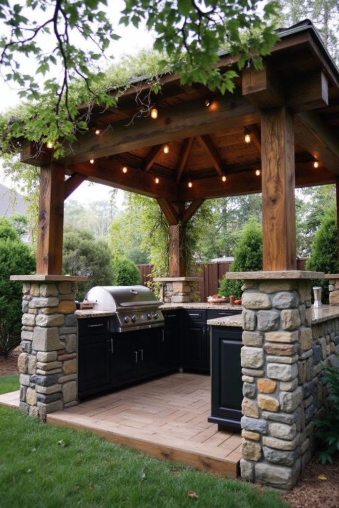 Alpine stone counters with pine breeze