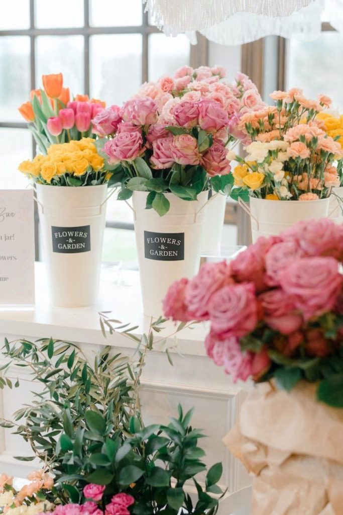 Urban graffiti edgy flower bar.