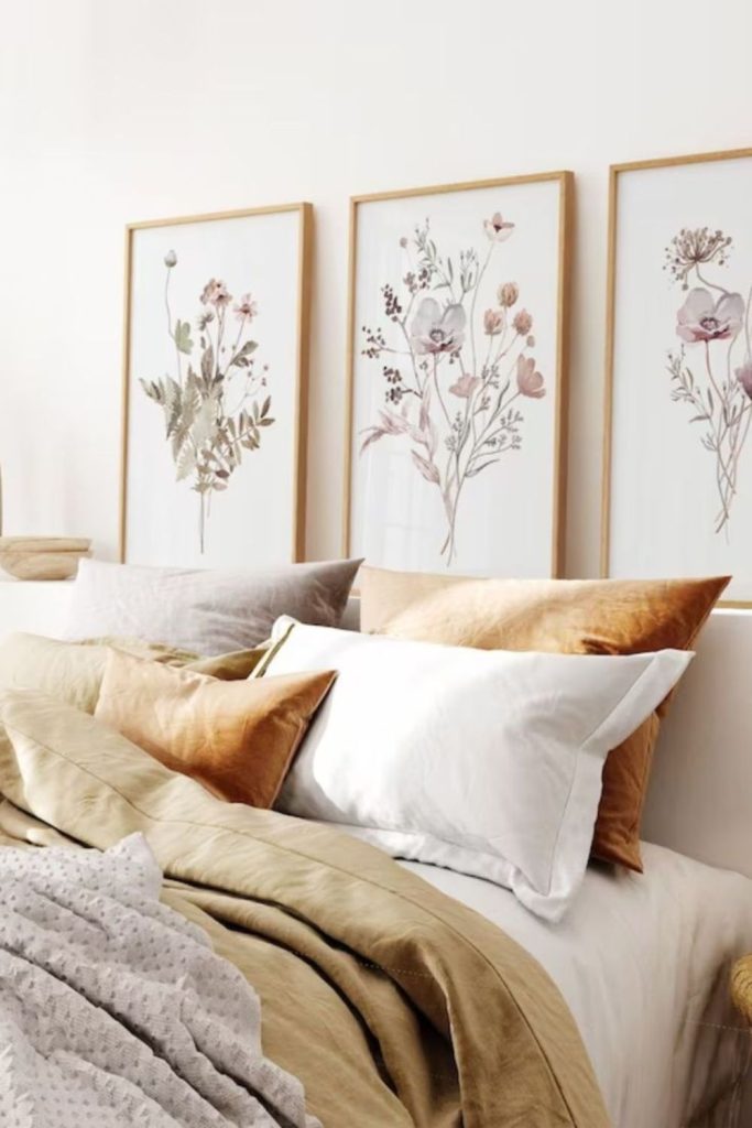 Delicate lavender petals float subtly