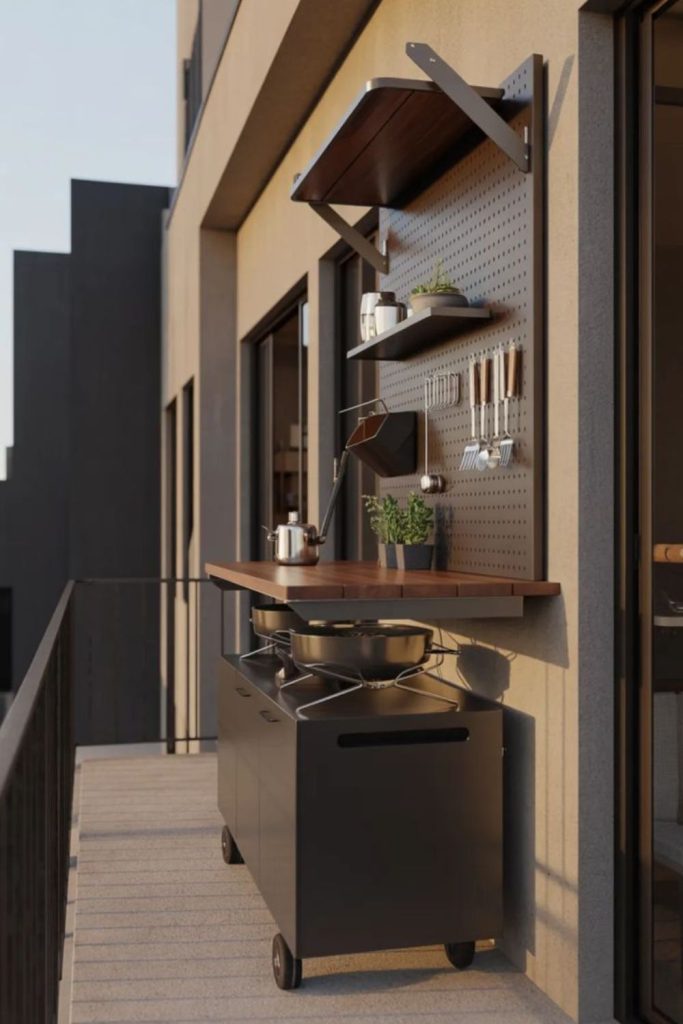 Fire pit grill combo multifunctional setup.