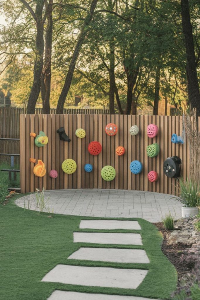 Mirror maze garden kids illusion exploration path.