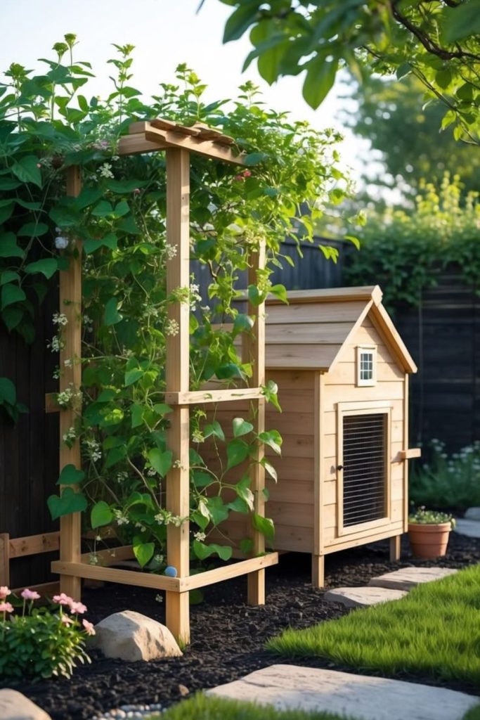 Pyramid shaped stacked poultry nesting shelf coop