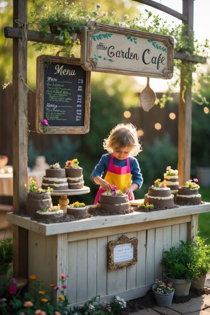 Garden mud bistro kids play station