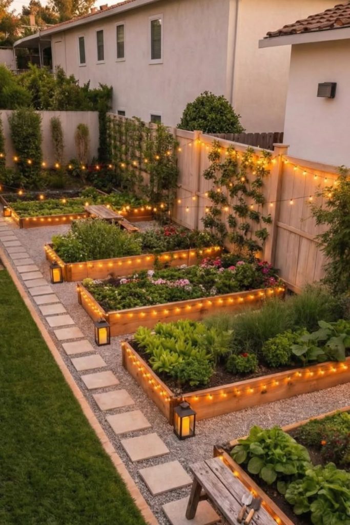 Herb garden fragrant front yard