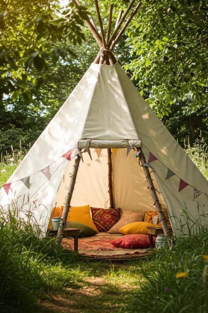 camping tents kids backyard pretend adventure sleep setup