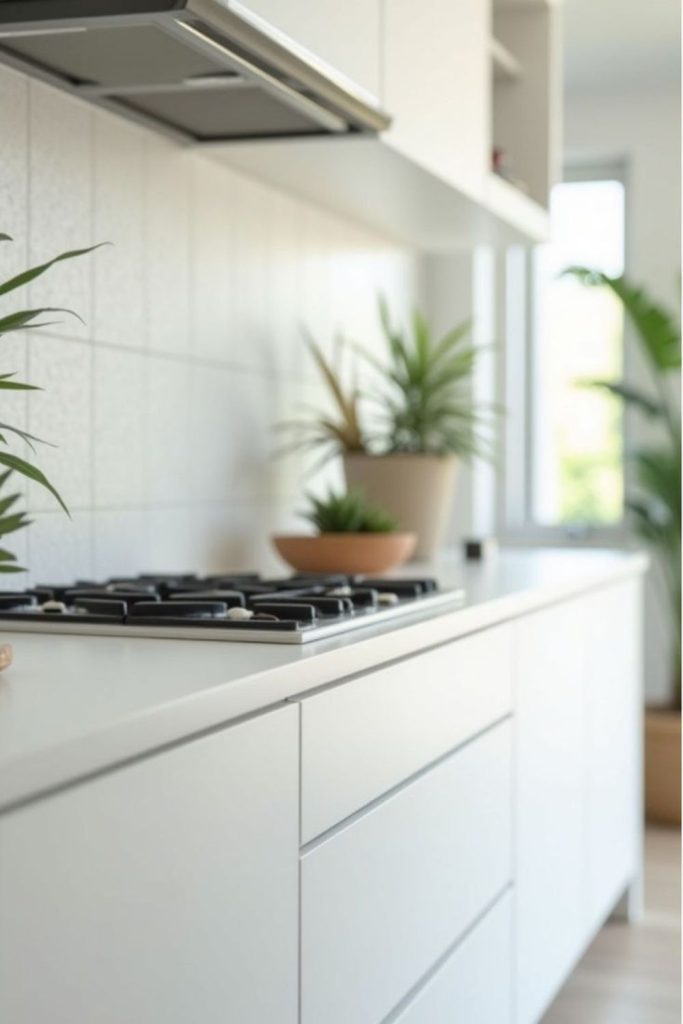 Concrete industrial raw edgy kitchen vibe