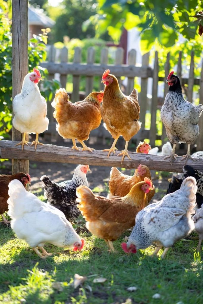 Driftwood curved natural chicken perch rack design