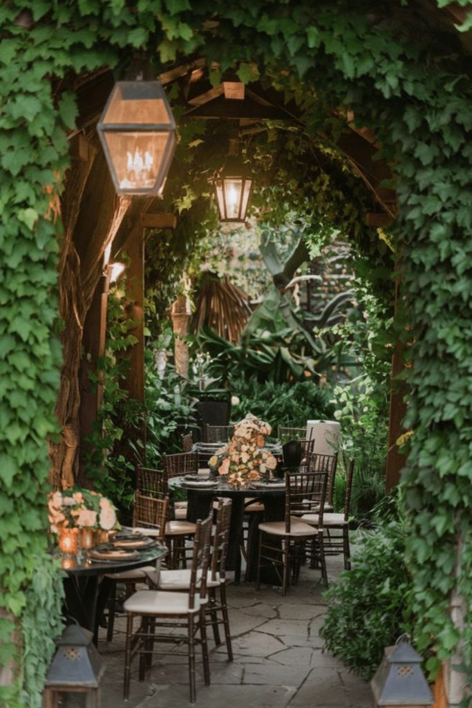 Secret ivy hideaway dinner party