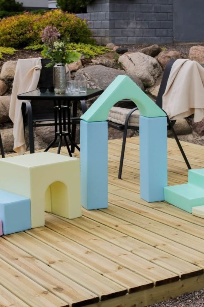 Foam block building creative construction toddler zone
