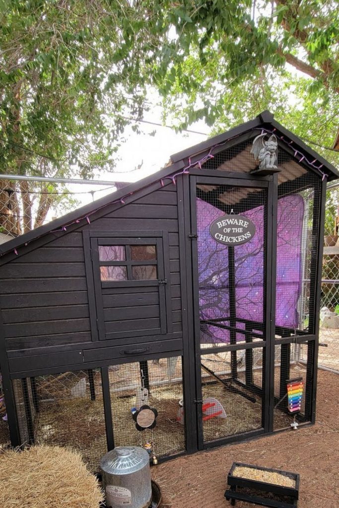 Steampunk gear themed coop interior design