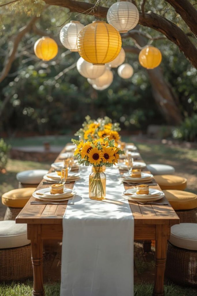 Sunflower field golden hour bash