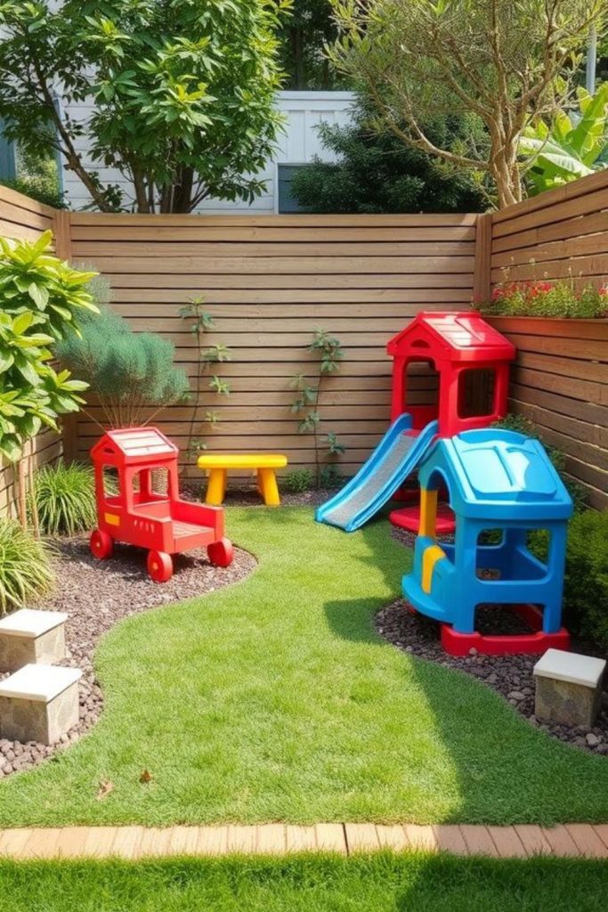 Mini slide garden fun toddler activity corner