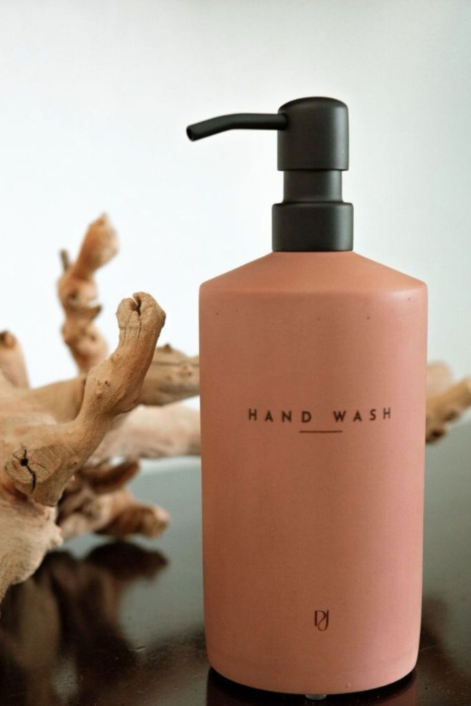 Urban brick matte soap dispenser