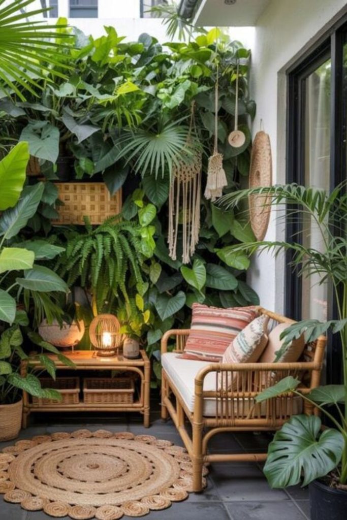 Urban jungle balcony garden party