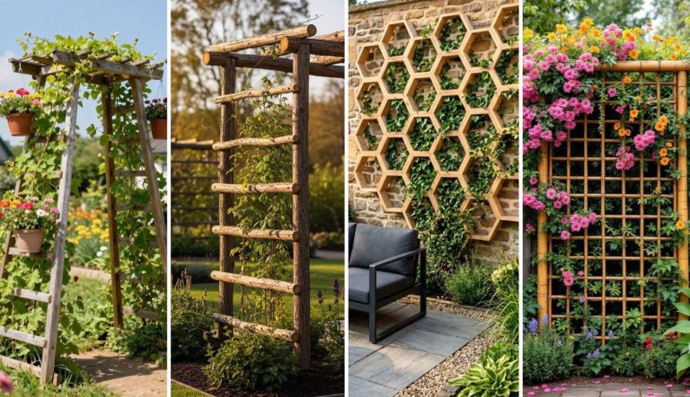 33 DIY Wood Trellis Ideas