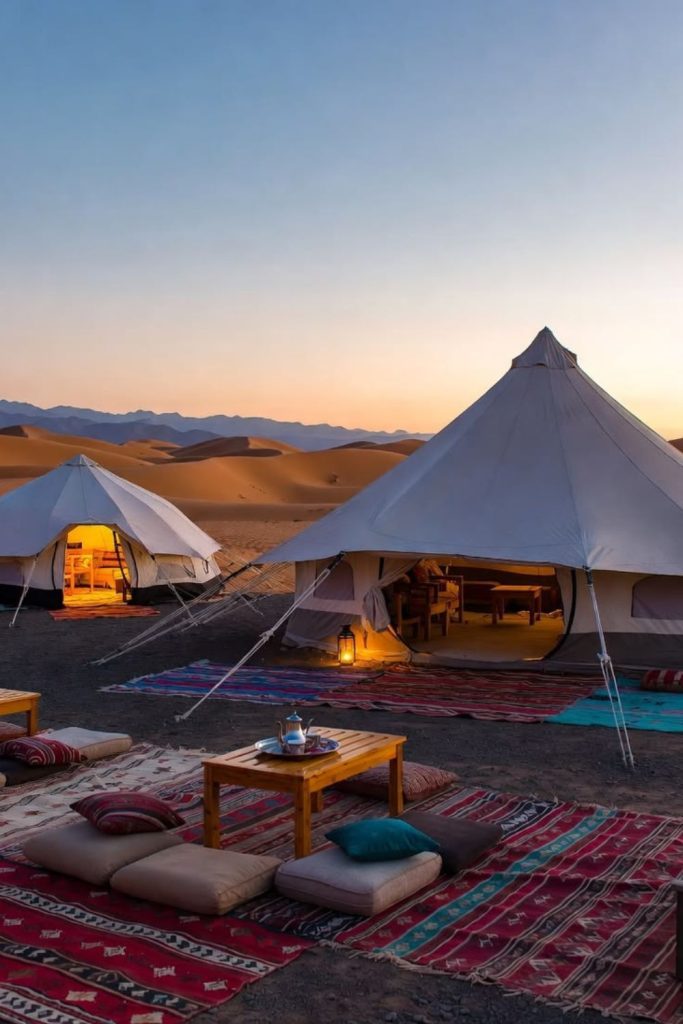 Minimal desert survival calm camp style