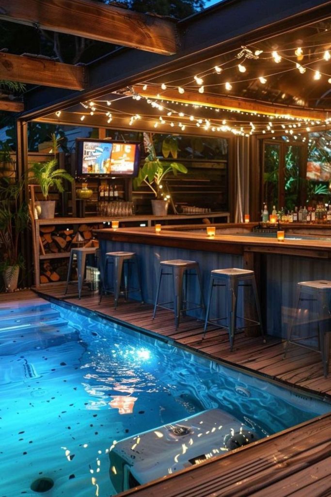 Driftwood horizon tap lounge setting