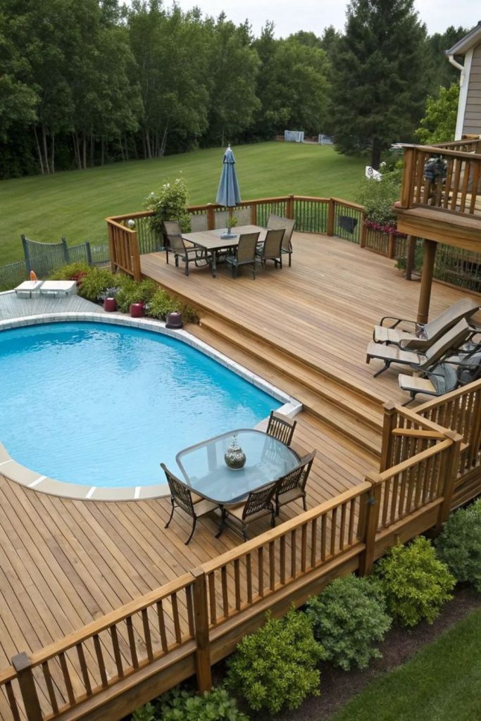 Driftwood lagoon deck charm rustic coastal vibe