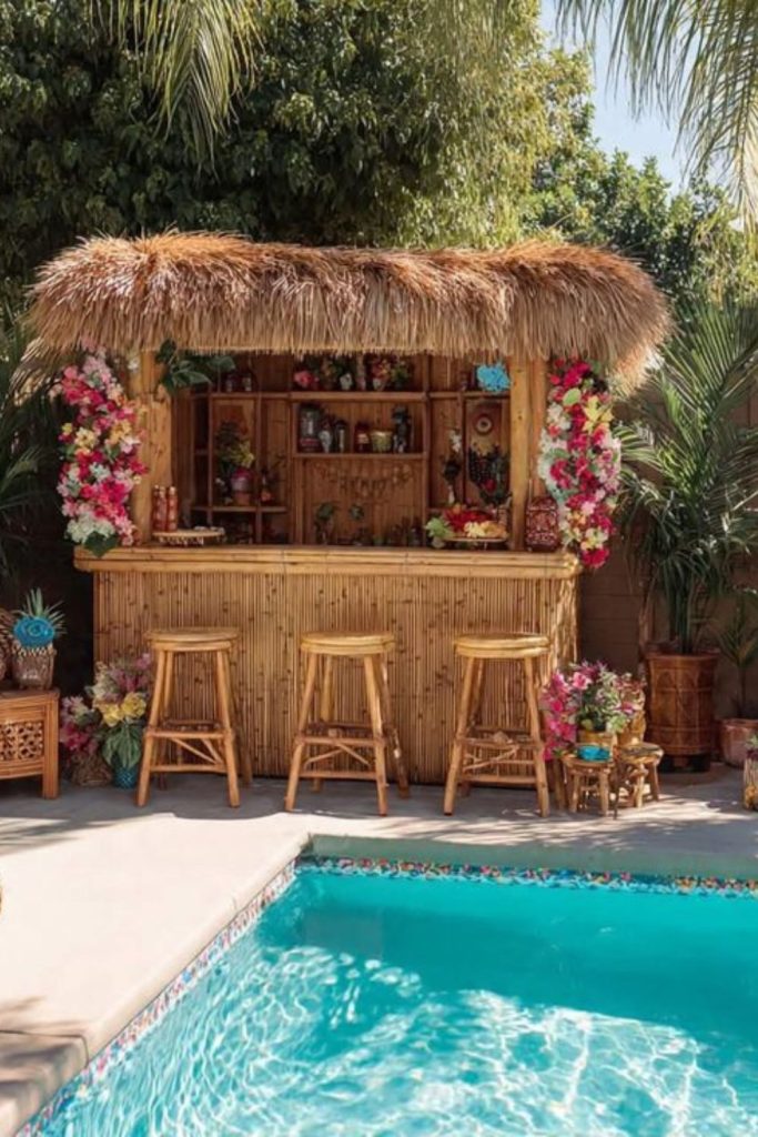 Electric tide party bar scene