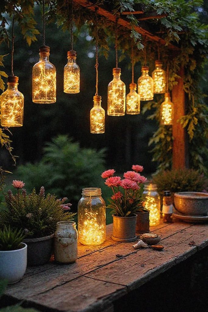 Glow Zone illuminated night mud kitchen setup