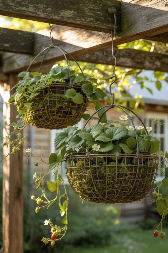 Willow basket trailing plant flow