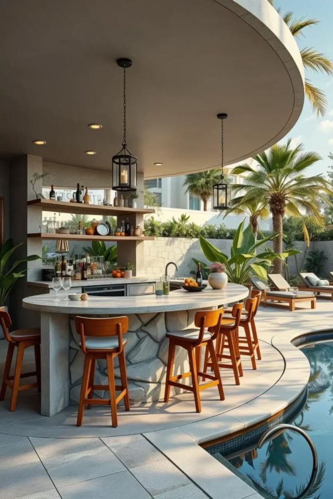 Horizon flux pool bar motion