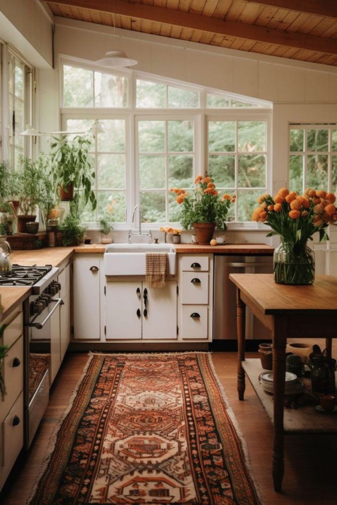 Kitchen rustic maple warm kitchen vibe