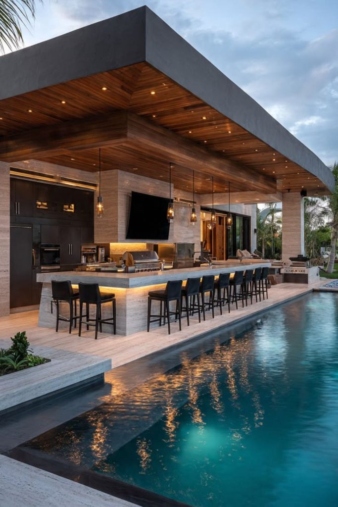 Mirage ice pool bar aesthetic