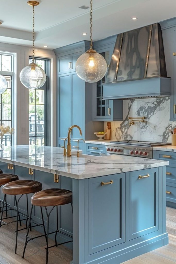 Bright porcelain minimal kitchen aesthetic