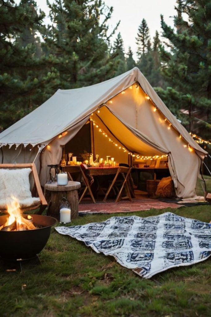 Rustic cabin edge warm woodland shelter