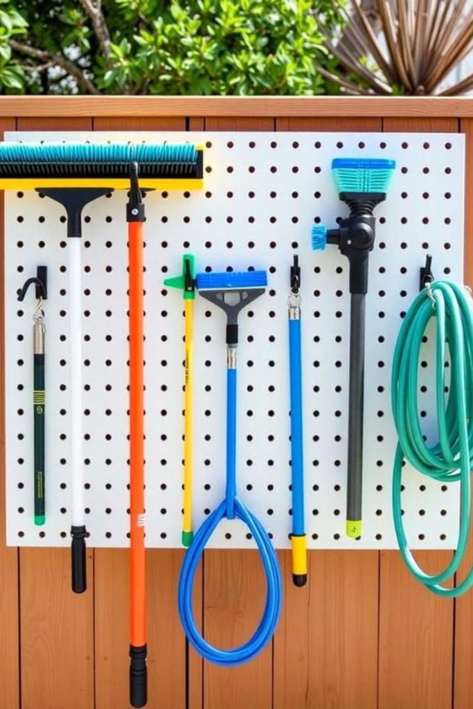 Pool cleaning tools magnetic strip