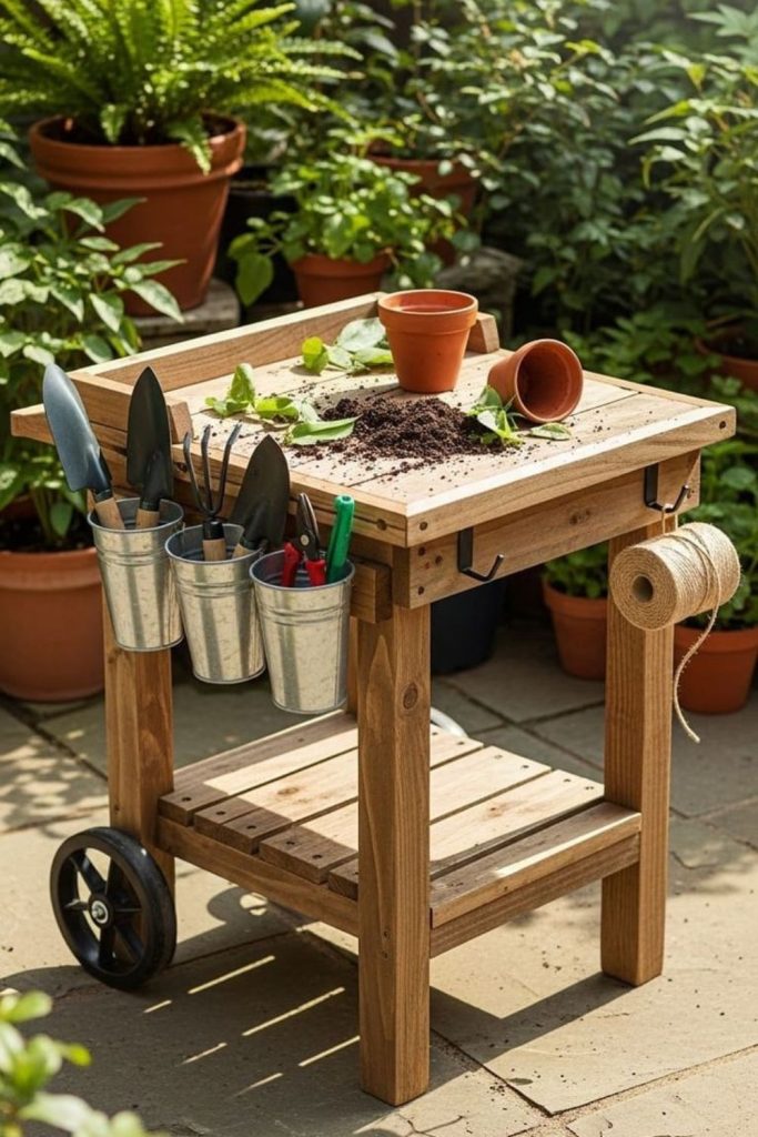 Kitchen Cart portable kids mud cooking station