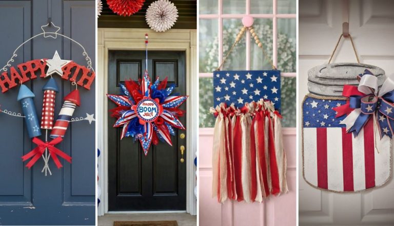 30 Patriotic 4th of July Door Hanger Ideas