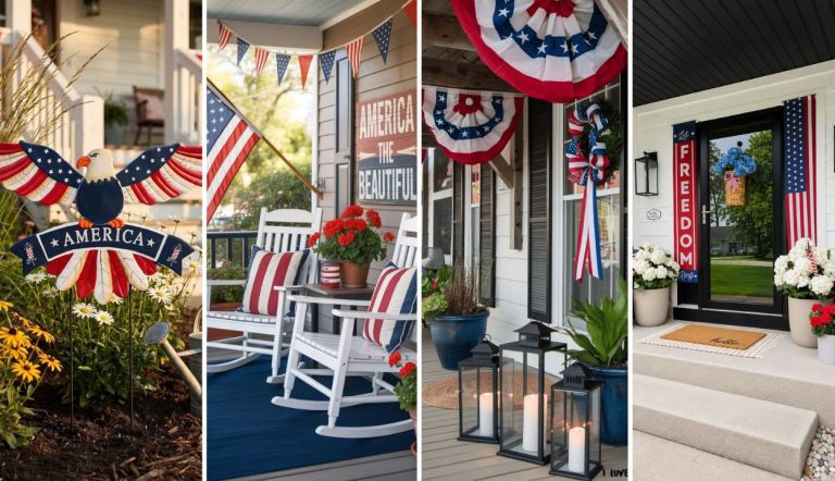 30 Patriotic Front Porch Decor Ideas
