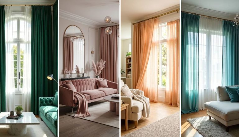 33 Beautiful Curtains Living Room Ideas