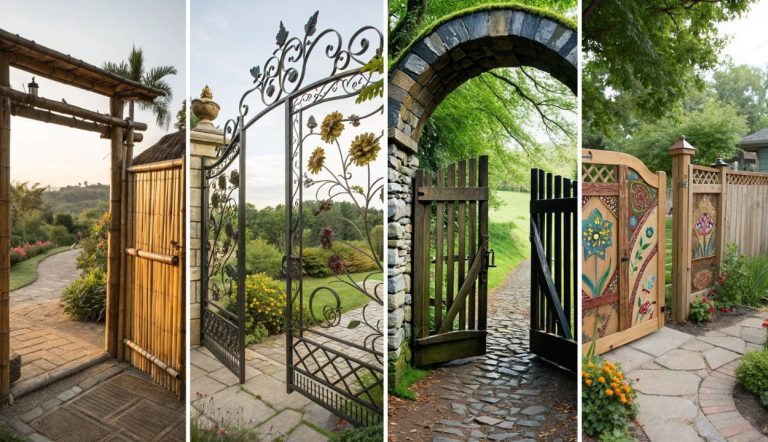 33 Beautiful Farm Gate Ideas