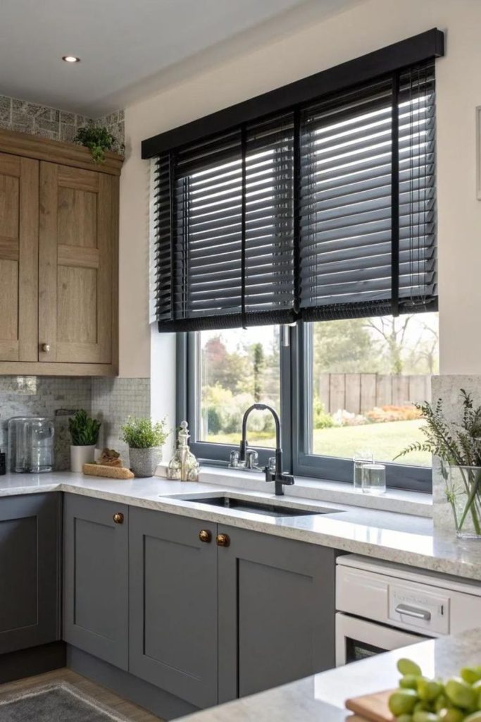 Blackout kitchen curtains modern privacy panels