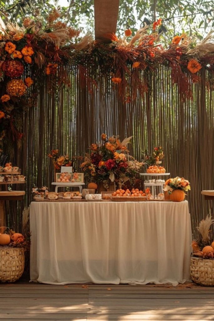 Sunset toned warm harvest celebration mood