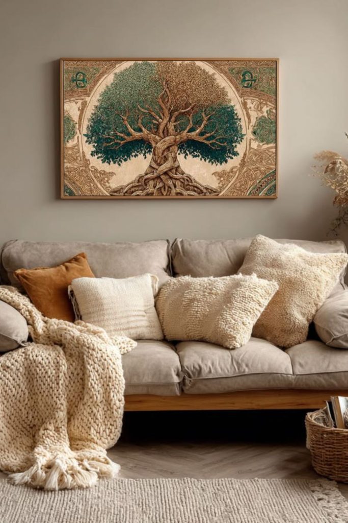 Mystic tree of life wall sculpture.