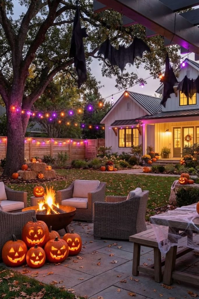 Haven calm evening autumn baby shower atmosphere
