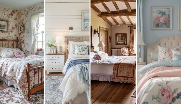 30 Beautiful English Cottage Bedroom Ideas